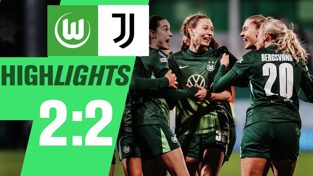 Sarai mit Kracher zum 2:2 in Minute 90.+5 🥵 | UWCL | Highlights | VfL Wolfsburg - Juventus Turin