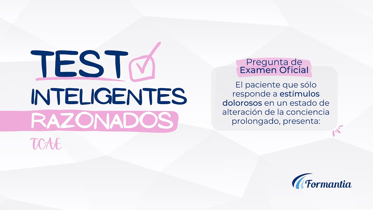 🟣 TCAE - Test de Oposici&oacute;n - Pregunta de Examen Oficial N&ordm;23 OPE SES 08