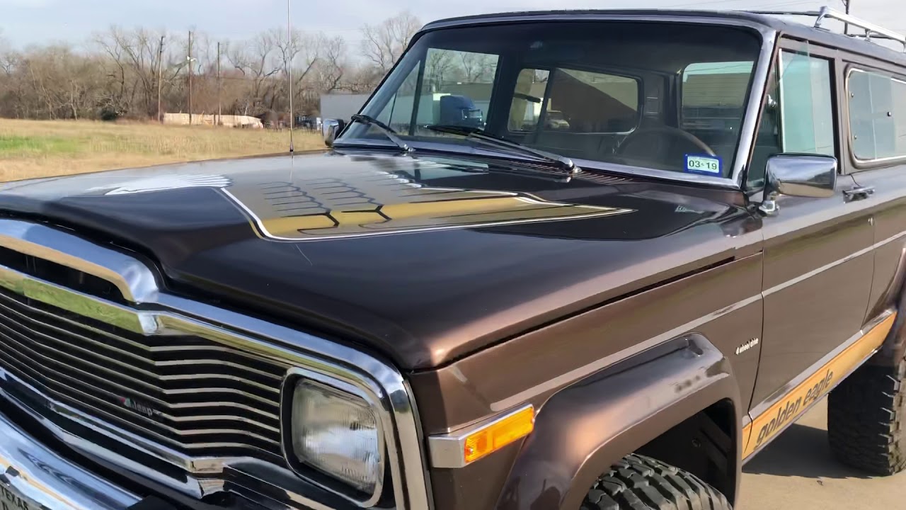 Jeep Cherokee Golden Eagle overall condition.