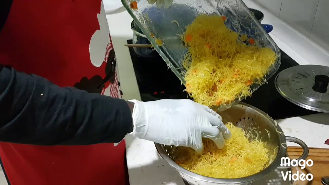 Receta Senegalesa: Warmasel / Fideos al vapor.