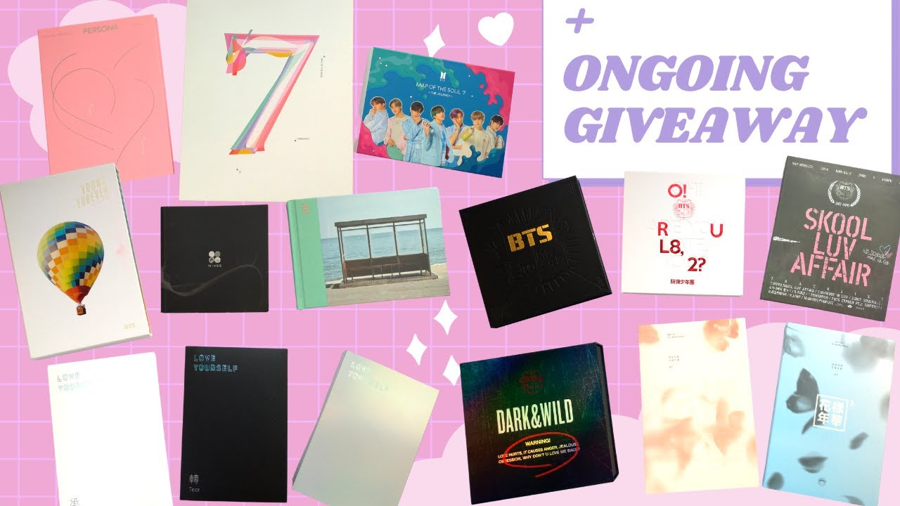 BTS DISCOGRAPHY HAUL + GIVEAWAY CLOSED