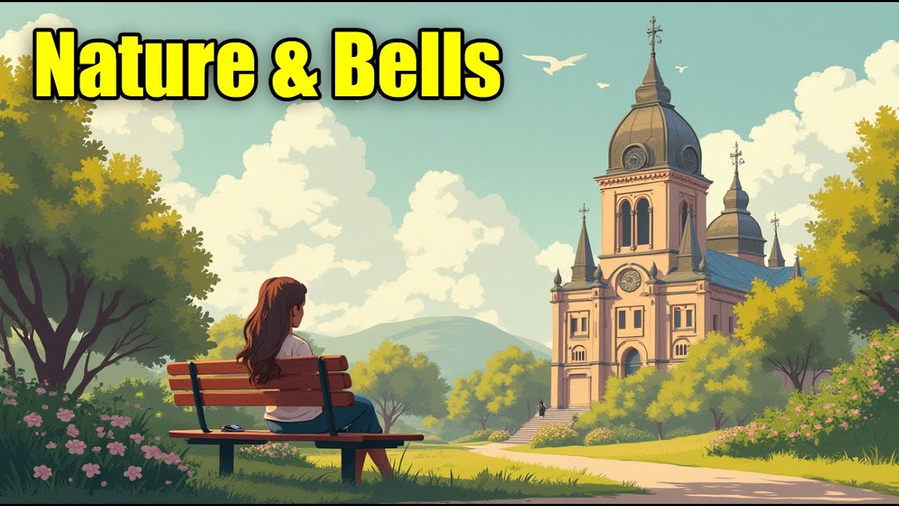 Church Bells with Birds & Wind | 10 Hours Relaxing Nature Ambience | Nature Sounds