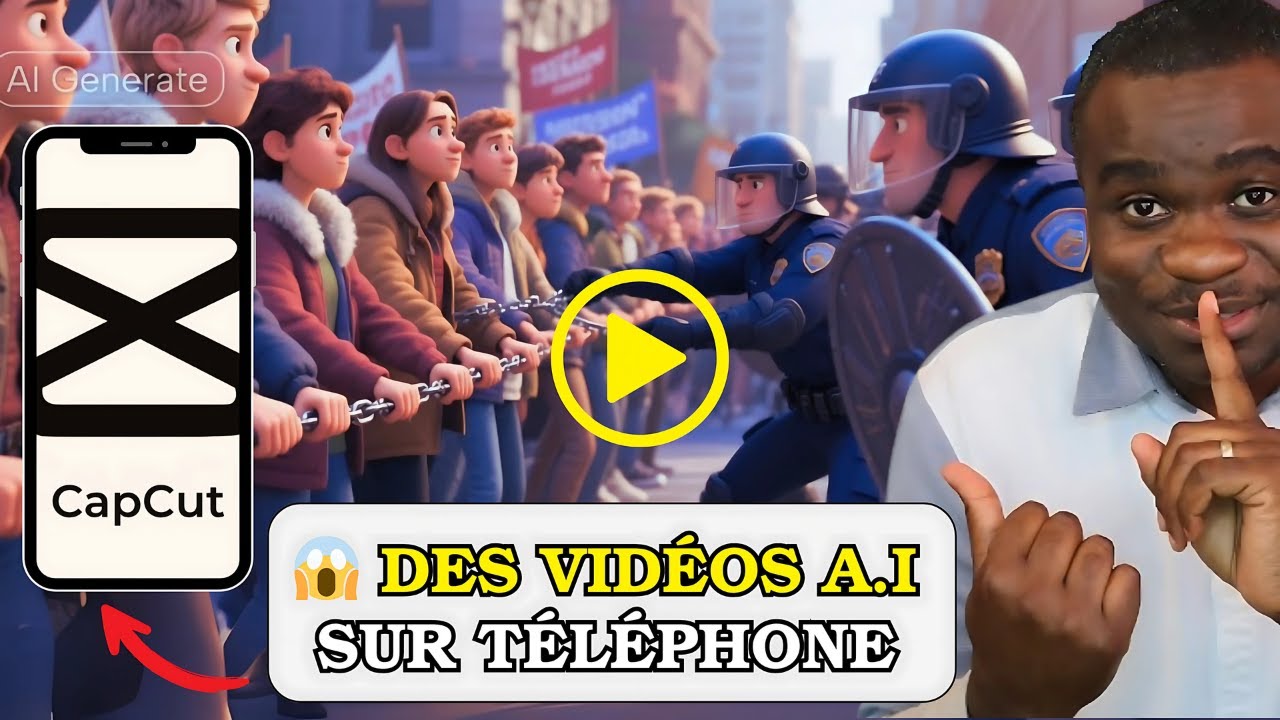 🎬 Crée des Films Animés GRATUITS sur Android 📱 | CapCut AI (Tutoriel Complet)