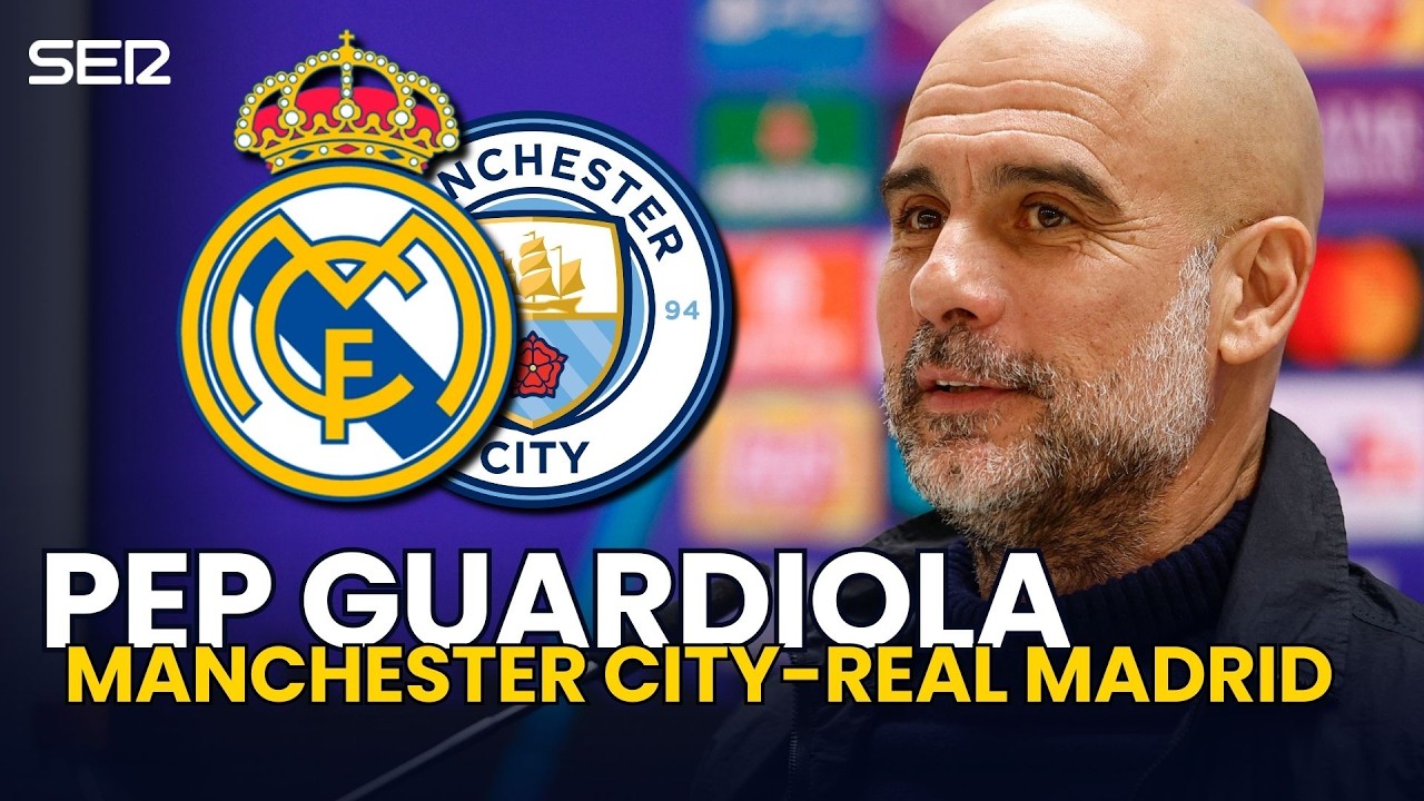 Rueda de prensa de Guardiola y Bernardo Silva previa al Manchester City - Real Madrid (16/03/2026)