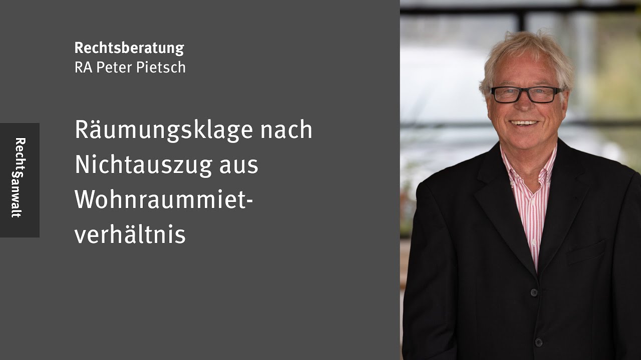 Räumungsklage nach Nichtauszug aus Wohnraummietverhältnis