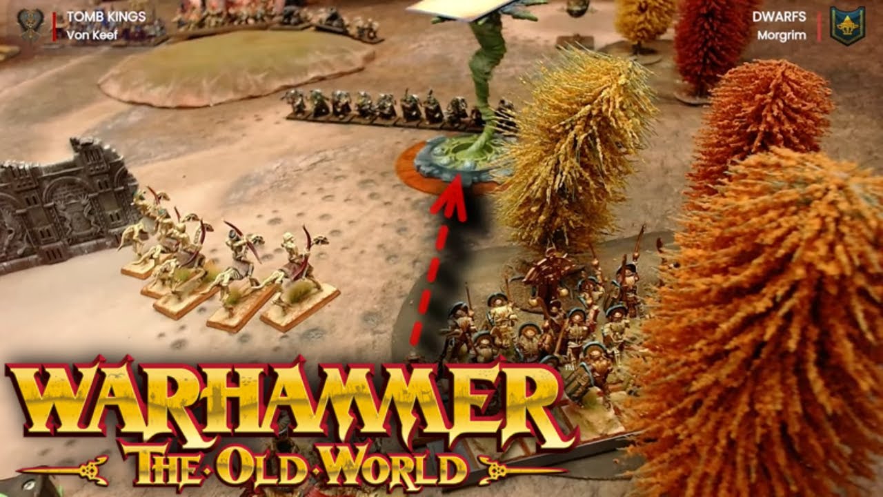 Warhammer the Old World Battle Report Tomb Kings Vs Dwarfs S01E11