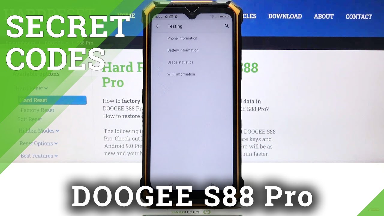 Секретные коды DOOGEE S88 Pro – Полезные трюки