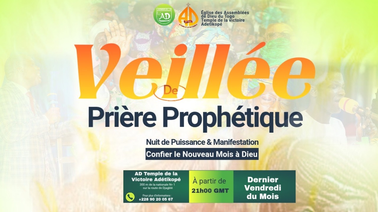 Veillée de Prière Prophétique | Dernier Vendredi du Mois | Nuit de Puissance & Manifestation