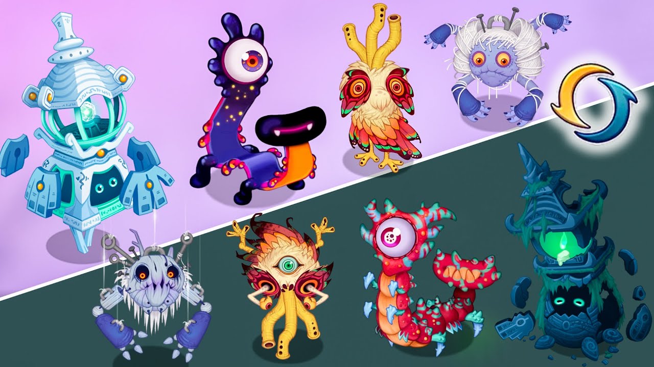 Major vs. Minor Paironormals Monsters Comparison (My Singing Monsters)
