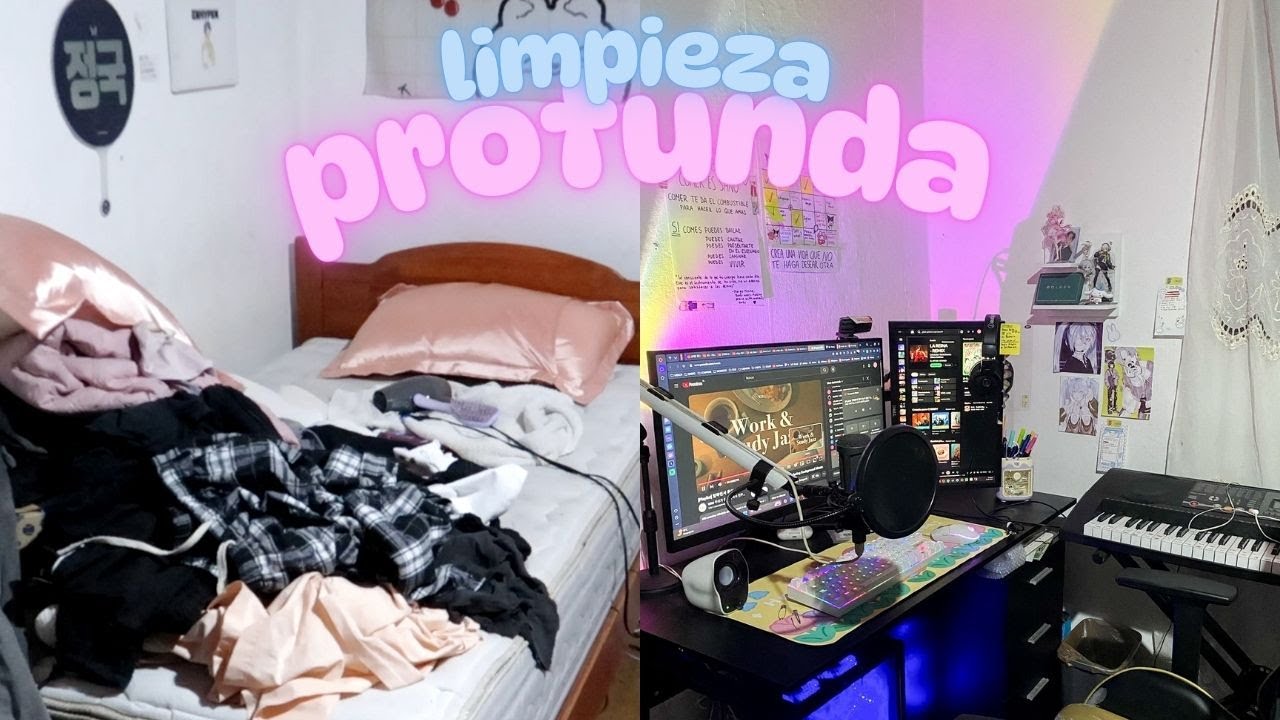 limpieza profunda en mi habitación a las 3 am