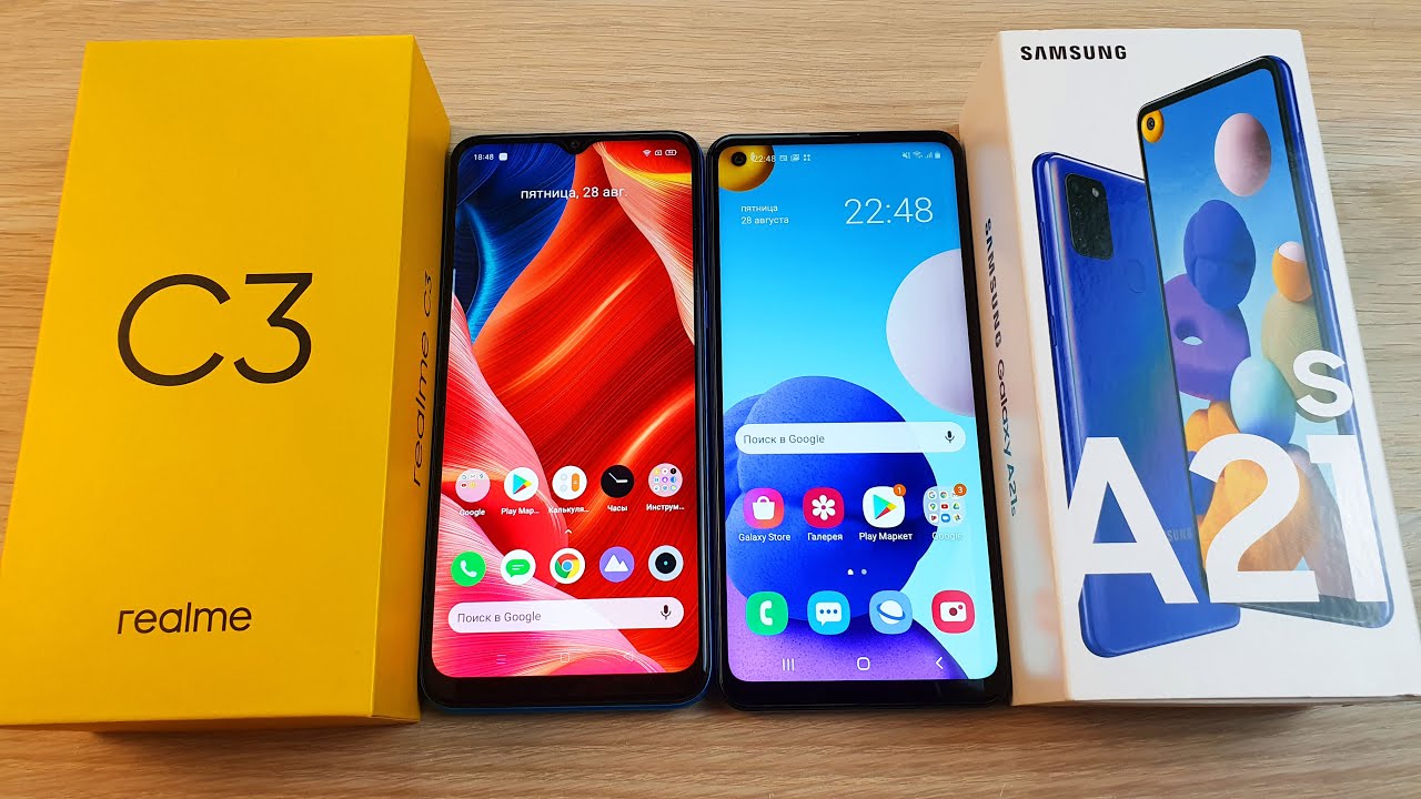 REALME C3 VS SAMSUNG GALAXY A21S - СТОИТ ЛИ ПЕРЕПЛАЧИВАТЬ 5000Р ЗА САМСУНГ? ПОЛНОЕ СРАВНЕНИЕ!