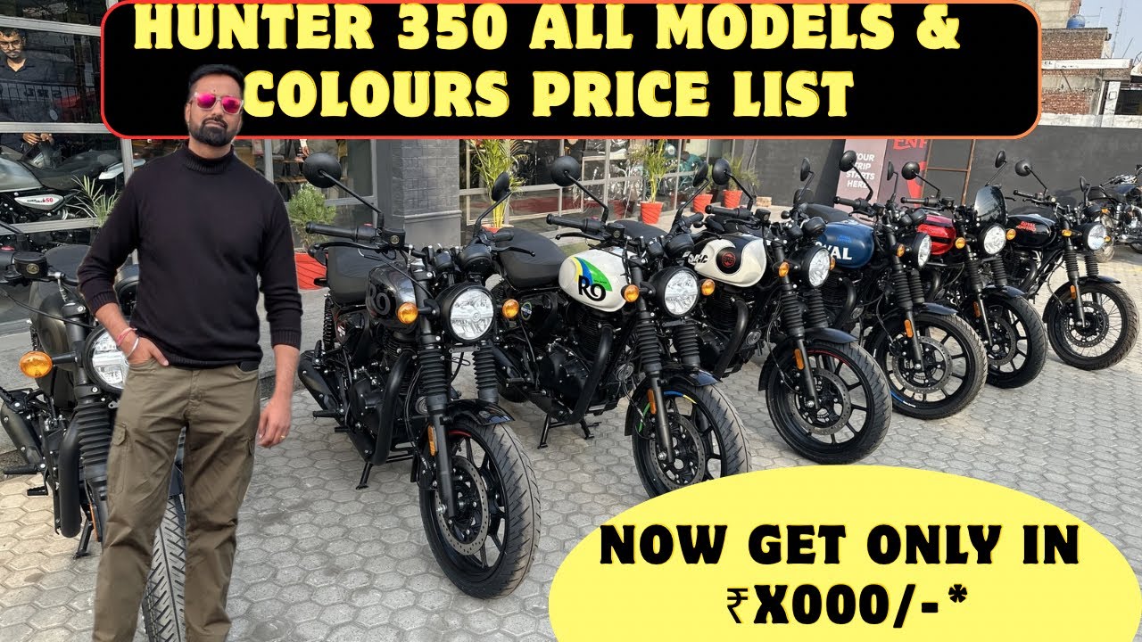 Hunter 350 All Models & Colours Review | Latest Price List | Best Offer