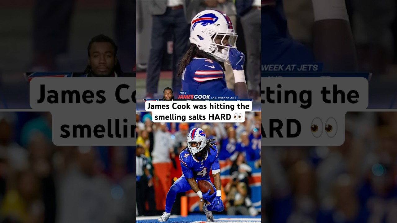 James Cook hit the salts then ran for 16 yards on this play 👃🏿👀  #jamescook #bills #dolphins #nfl