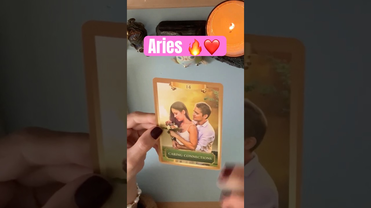 Aries, caring connections coming your way. #tarot #aries