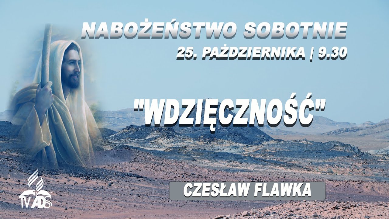 NABOŻEŃSTWO SOBOTNIE  | WDZIĘCZNOŚĆ Czesław Flawka