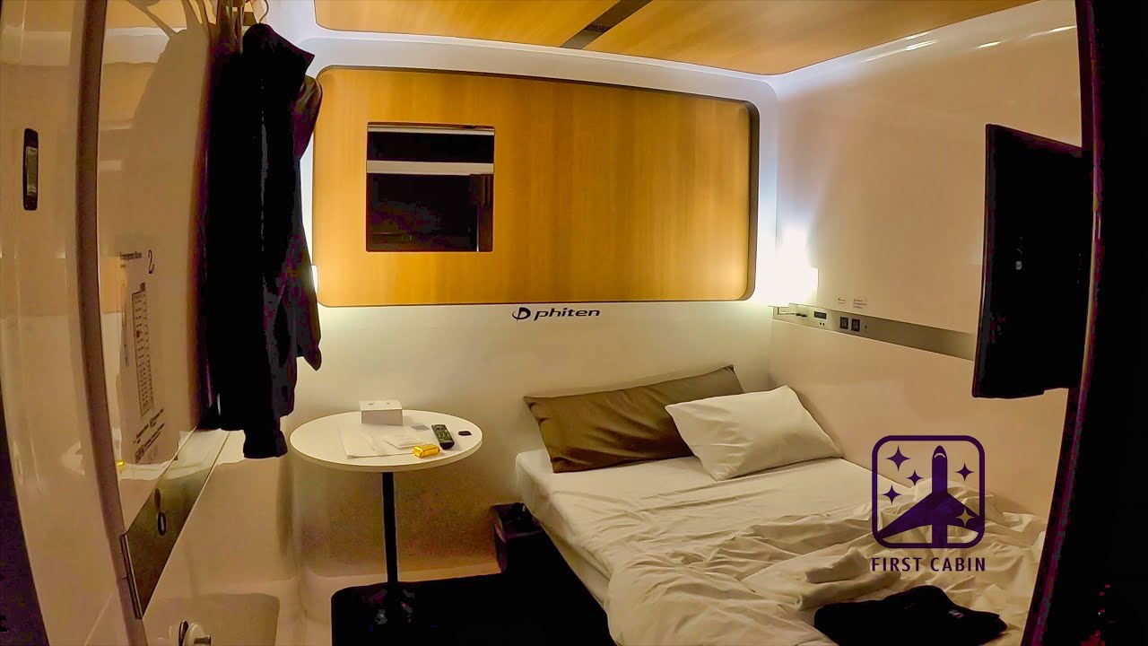 Роскошный капсульный отель первого класса с сауной ✈️ First Cabin Midosuji Namba Osaka 🇯🇵