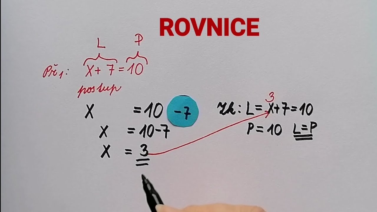 Lineární rovnice 1