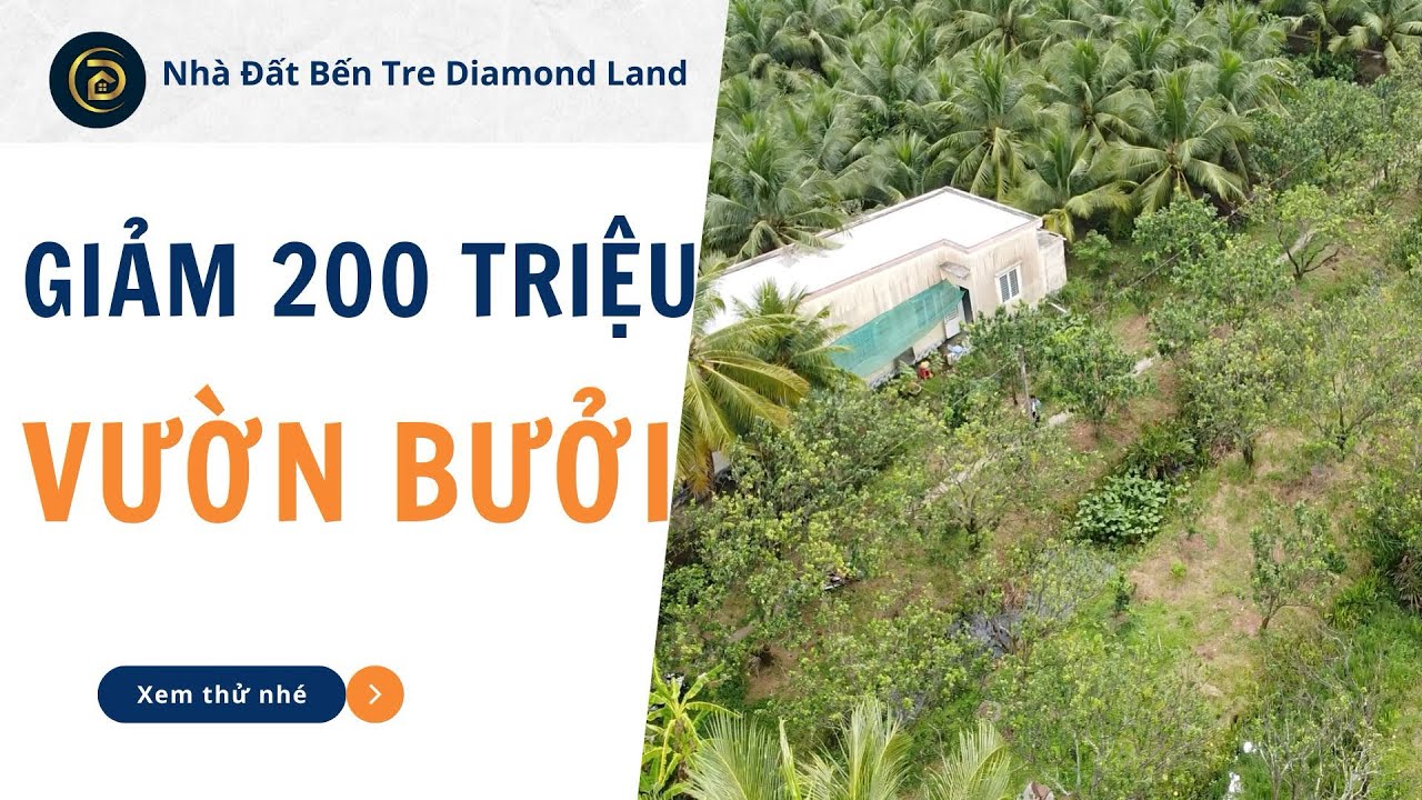 Bán gấp khu đất vườn 2 công rưỡi gần KCN Giao Long Bến Tre, giá hợp lý