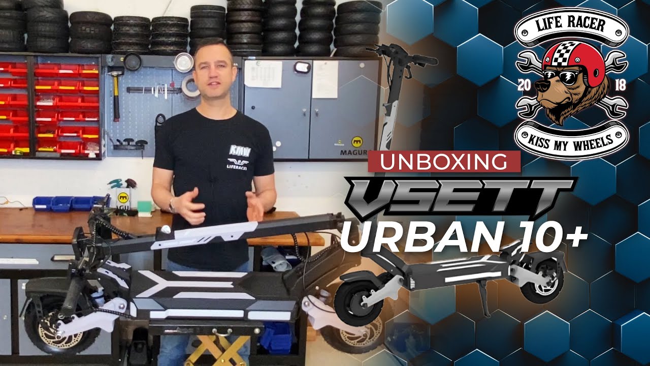 UNBOXING ELEKTRO SCOOTER VSETT URBAN - Mit Zulassung, Dual Motor, grosse Bereifung 10 Zoll
