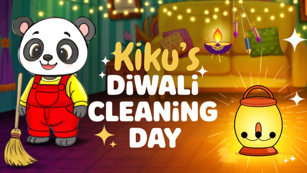 Kikku’s Diwali Cleaning Day | Kids Learn Cleanliness & Teamwork 