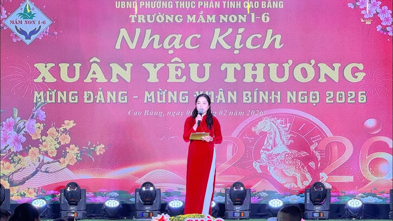 Chương trình “ Nhạc Kịch Xuân Yêu Thương – Tết sẻ chia 2026 “ – Trường Mầm Non 1-6