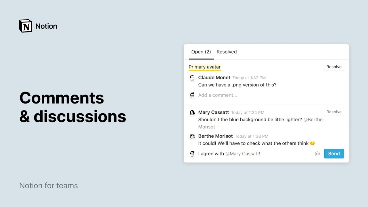Comments & discussions