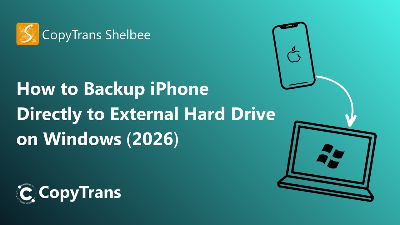 How to Backup iPhone Directly to External Hard Drive on Windows (2026)