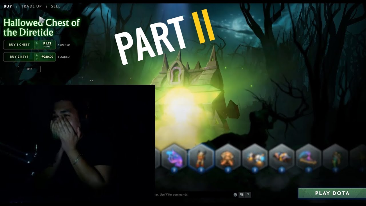 I TRIED OPENING HALLOWED CHEST OF THE DIRETIDE AND THIS IS WHAT I GOT! DOTA 2 | DIRETIDE I PART 2