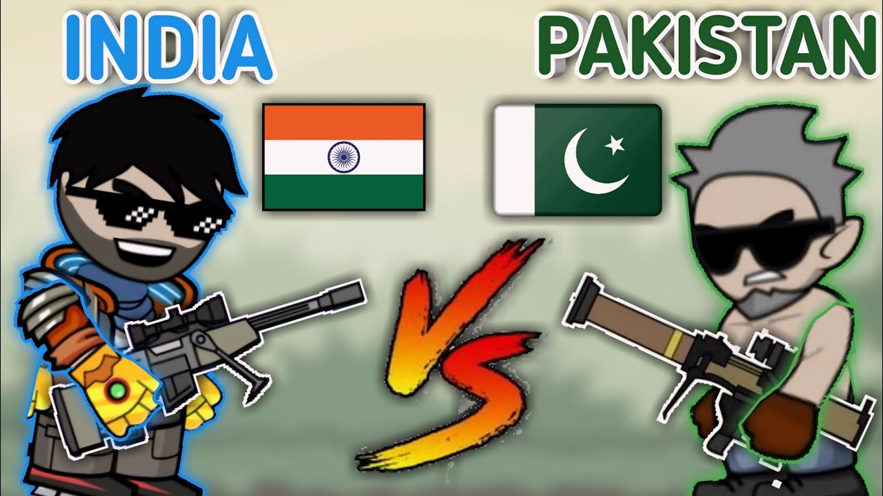 India Vs Pakistan In Mini Militia 😱