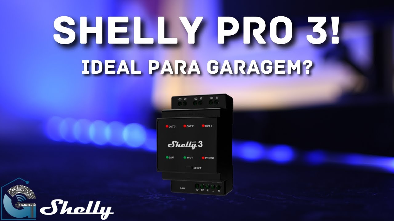 Shelly Pro 3: o ideal para controlar toda a garagem? Dá para portões?