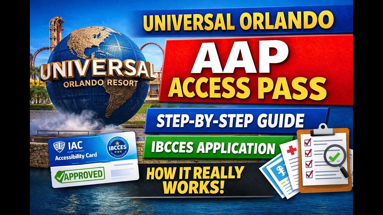 Universal Orlando AAP Explained | Step-by-Step IBCCES Application Guide (Disability Access Pass)