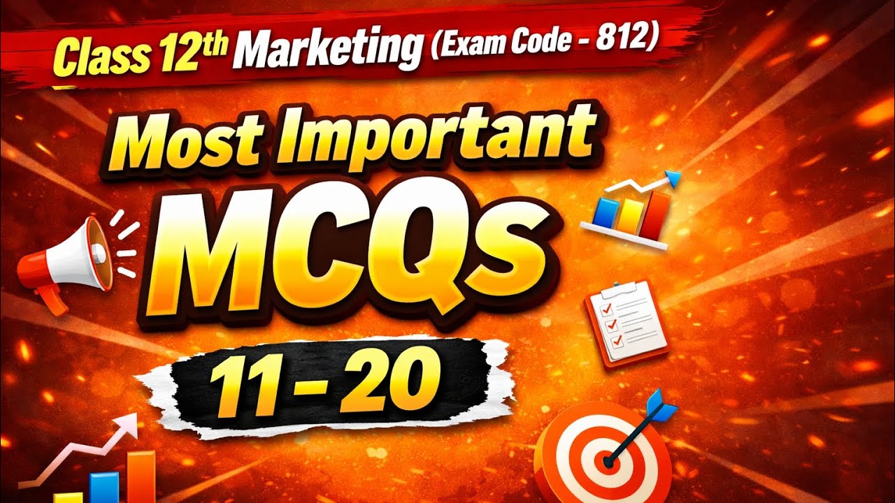 Class 12th marketing MCQs 11-20