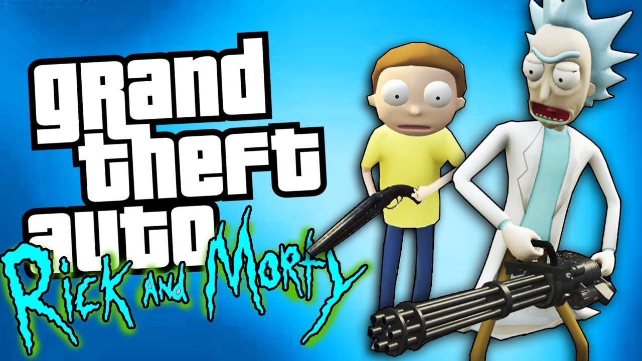 RICK And MORTY FRITANDO EM LOS SANTOS - GTA 5 Mods Inacredit&aacute;veis EP.1