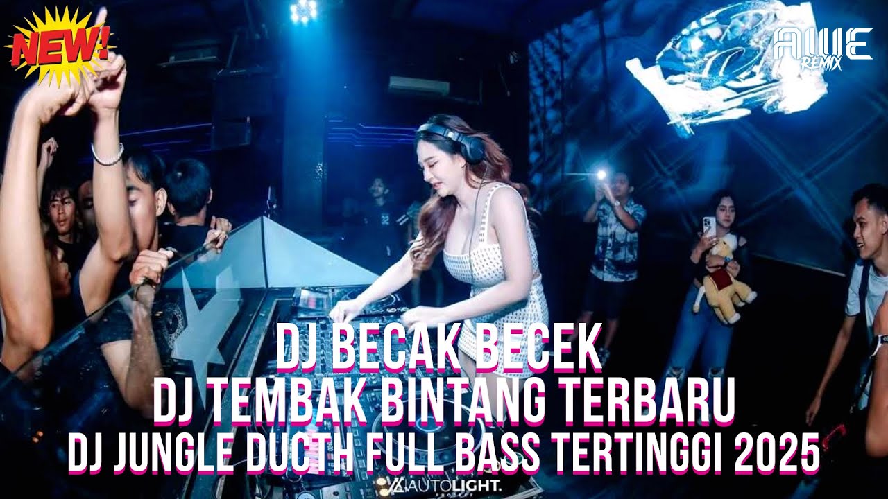 DJ TEMBAK LANGIT LAGI ll DJ BECAK BECEK TERBARU FULL BASS DJ JUNGLE DUCTH TERTINGGI 2025