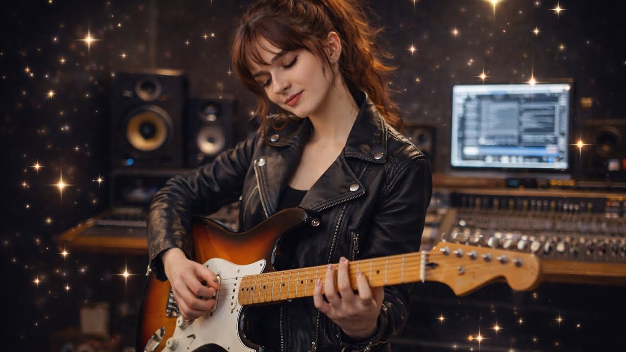 Talk To Me Leather Jacket |  Wah-Wah rock Guitar | Lo-Fi rock  