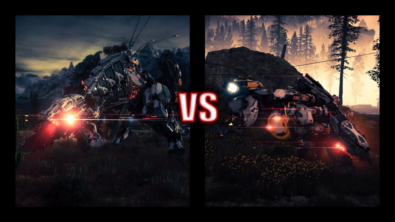 THUNDERJAW VS BEHEMOTH / Horizon Zero Dawn