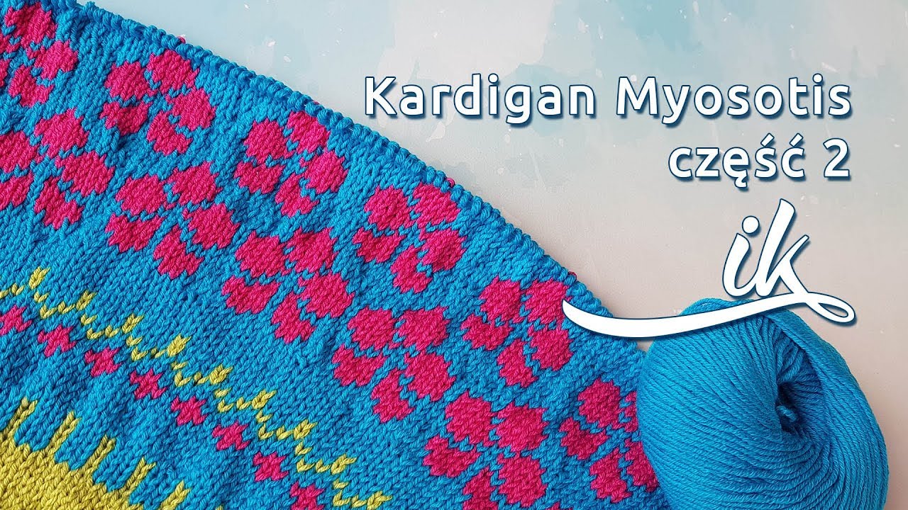 Kardigan Myosotis - część 2