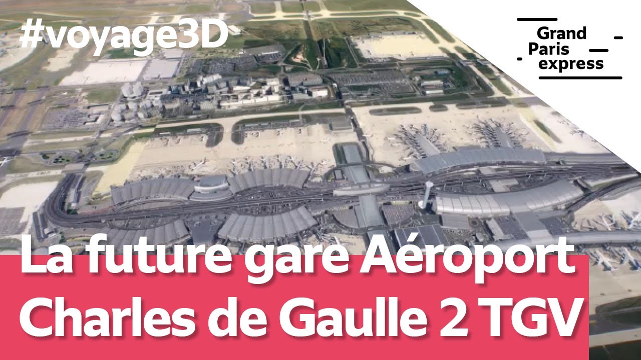 La future gare Aéroport Charles de Gaulle 2 TGV