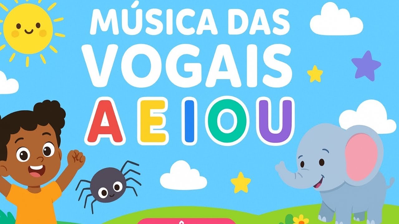 🎵 Música das Vogais A E I O U  /Aprendendo as Vogais de Forma Divertida / Helôkids