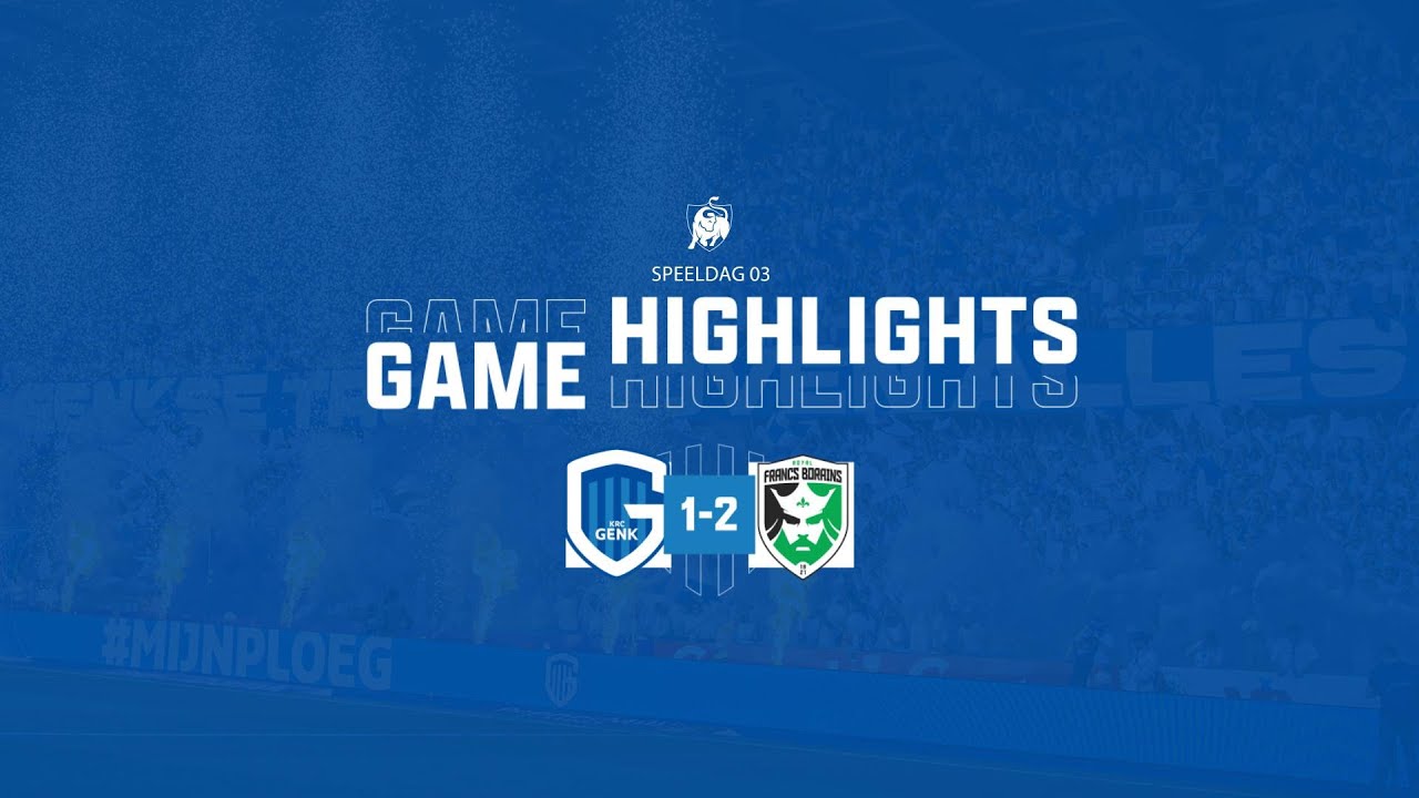 ⚽️ 3 - Jong Genk - Francs Borains- 24/25 - 4-1