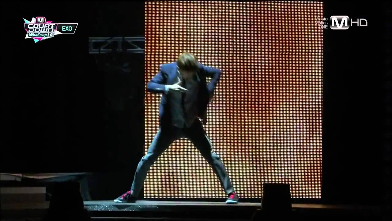 130829 EXO - INTRO @ M!Countdown What's Up LA KCON 2013 [720P]