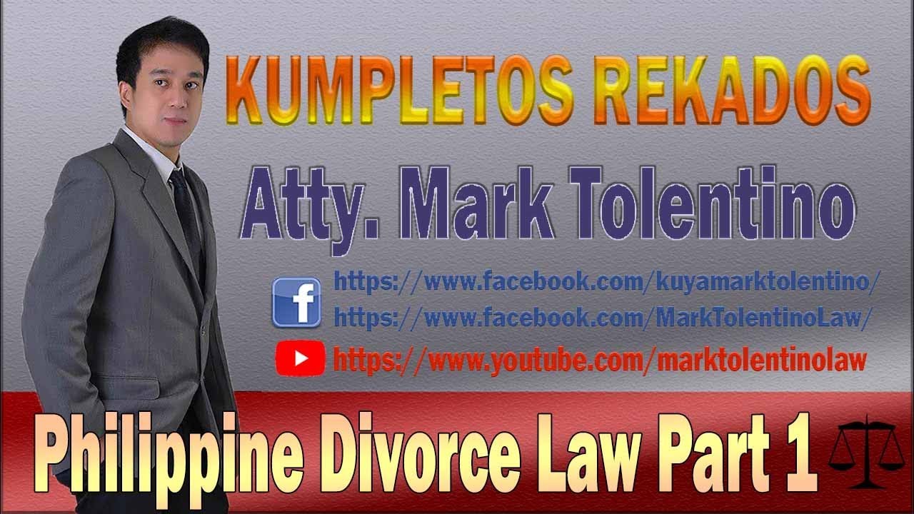 KR: Philippine Divorce Law Part 1
