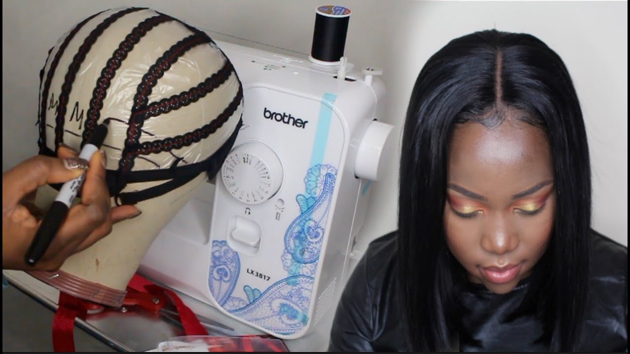 I Finally Made A Wig With A Sewing Machine| Ft. Janet Collection Aliba Natural Straight
