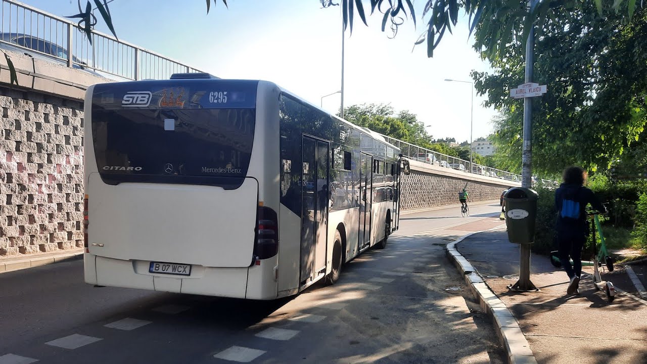 Prinsi in traficul de pe Soseaua Pipera, in autobuzul Mercedes Benz Citaro E4 6295, pe linia 112