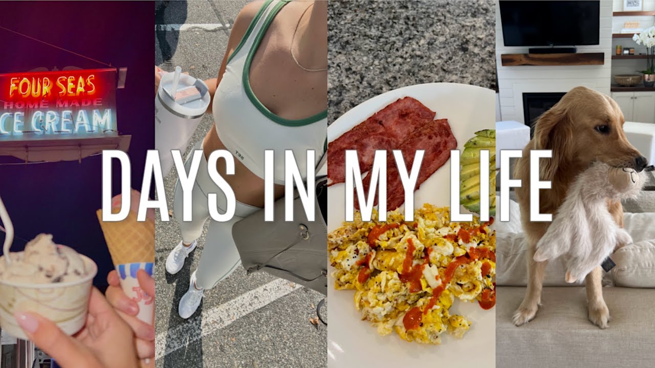 VLOG: furniture updates, bspoke classes, cooking, ice cream date, etc.