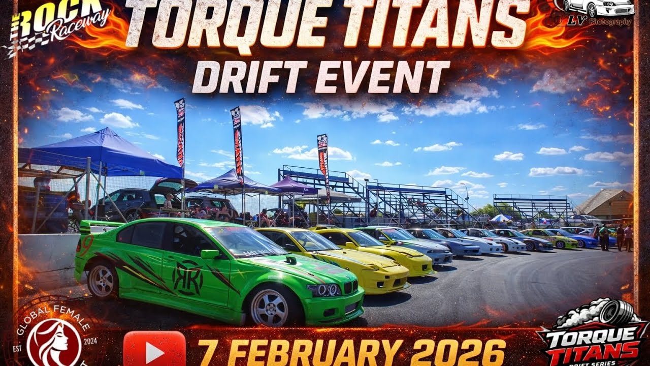  2 weeks ago The Rock Raceway started a new drift series called Torque Titans , let's see what next