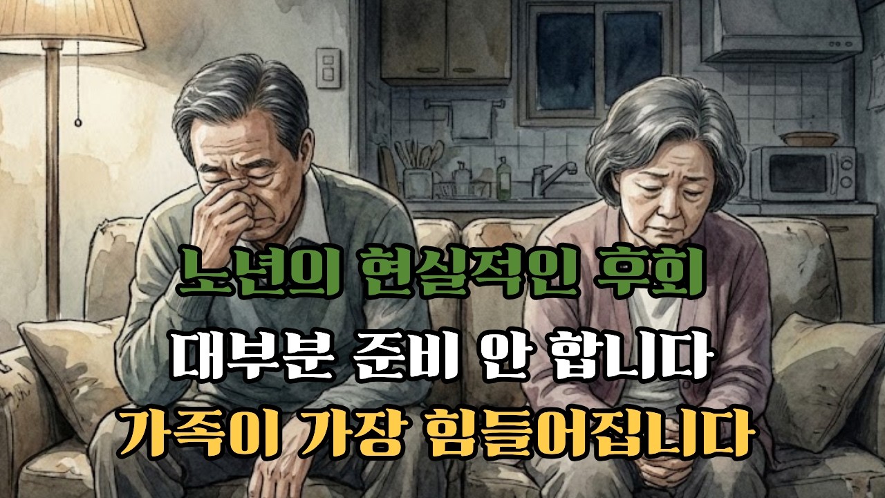 👉인생의 마지막을 준비하지 않은 사람들이 땅을 치며 하는 후회!!