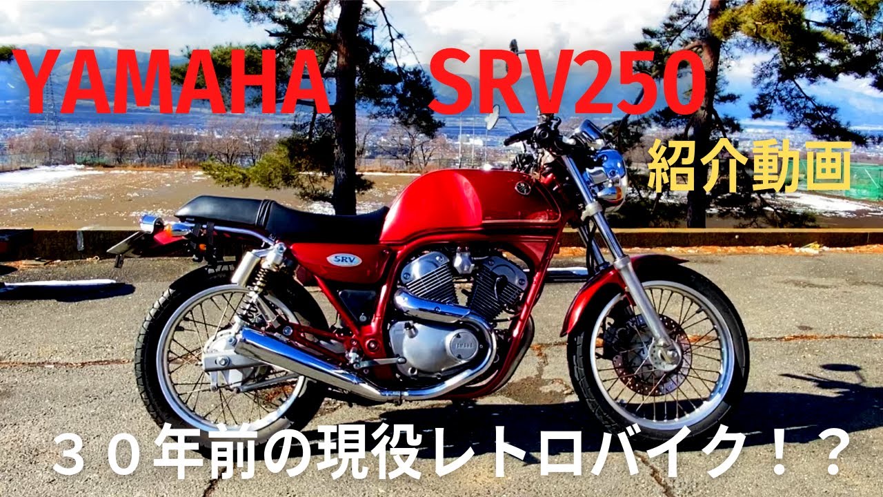 人気急増中！？レトロバイクSRV250の車両紹介