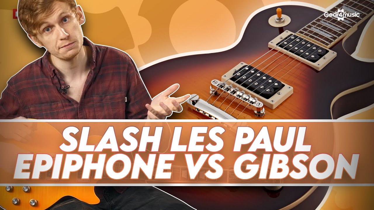 Чем отличаются гитары Epiphone Slash Les Paul? Epiphone против Gibson