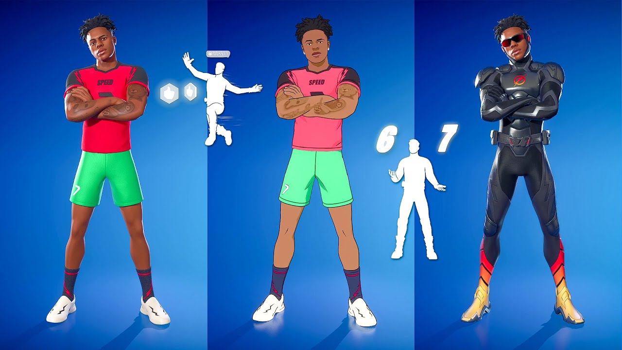 IShowSpeed Icon Skin with Fortnite Emotes